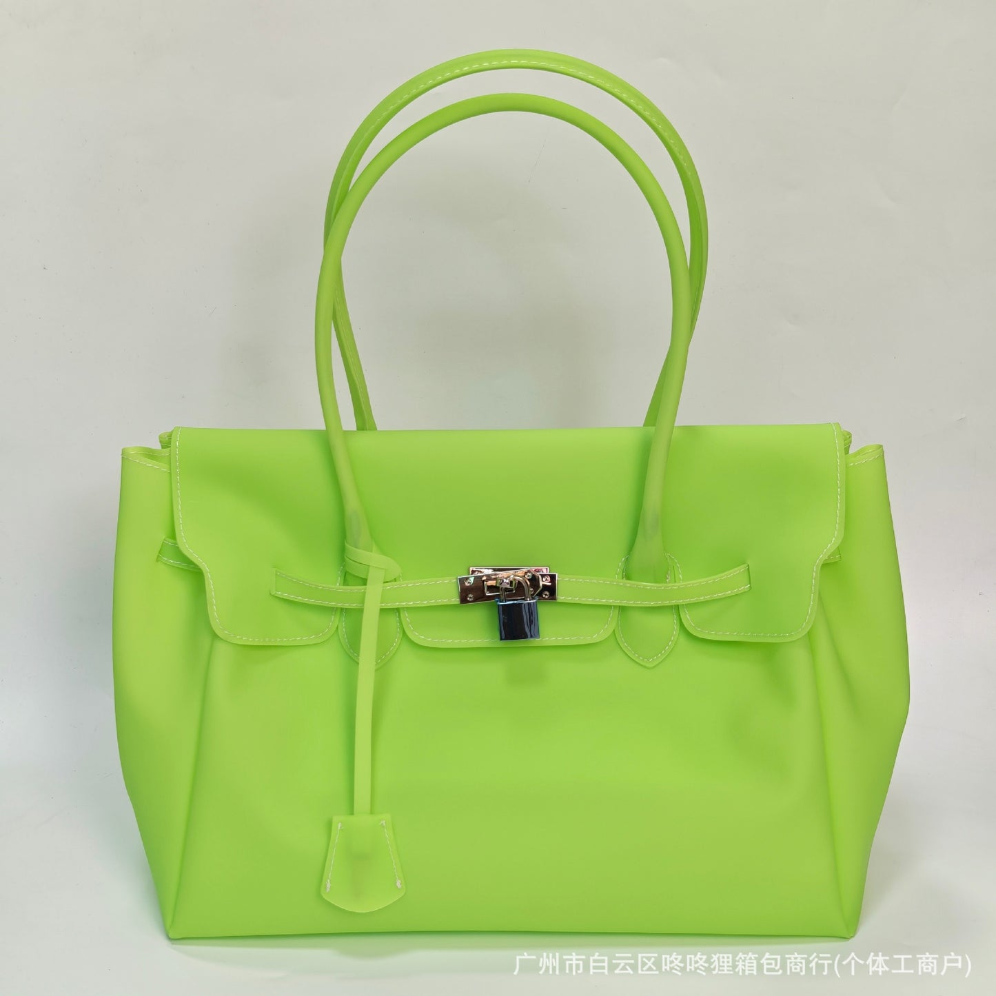 Jellyfirkin new summer new kiiikiii jelly bag tote shoulder bag large capacity underarm bag