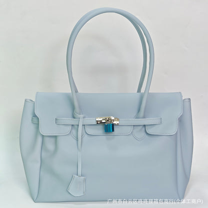 Jellyfirkin new summer new kiiikiii jelly bag tote shoulder bag large capacity underarm bag