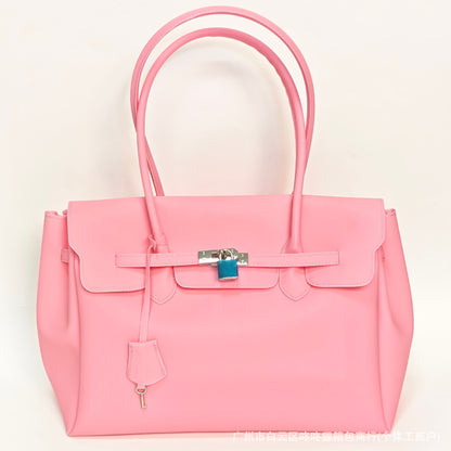 Jellyfirkin new summer new kiiikiii jelly bag tote shoulder bag large capacity underarm bag