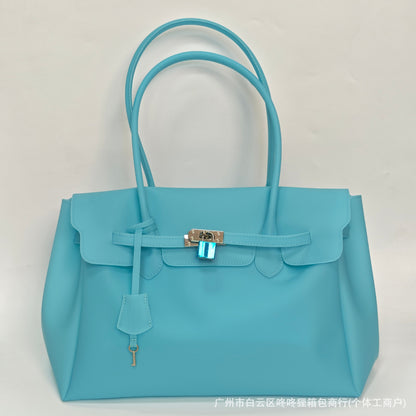 Jellyfirkin new summer new kiiikiii jelly bag tote shoulder bag large capacity underarm bag